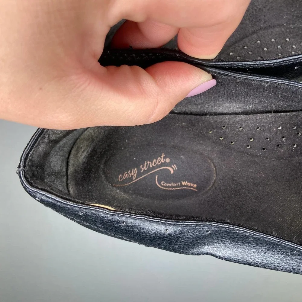 Easy Street | Womans Purpose Slip On Black 9.5W‎